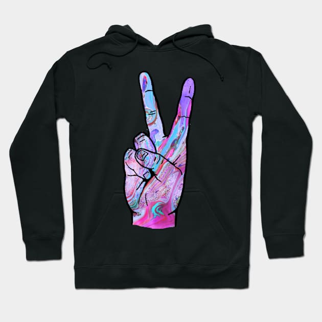 Peace Out Hoodie by kaileyryan